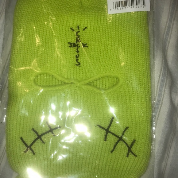 travis scott Other - Cactus jack mask green neon